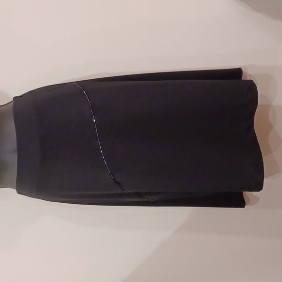 Bedo A-line Bead Embellished Crepe Midi Skirt- Sz. 3/XS - Picture 2 of 7